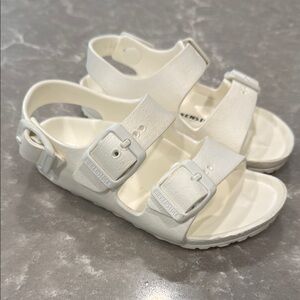 Birkenstock Eva Classic with Heel Strap White Waterproof Sandals
